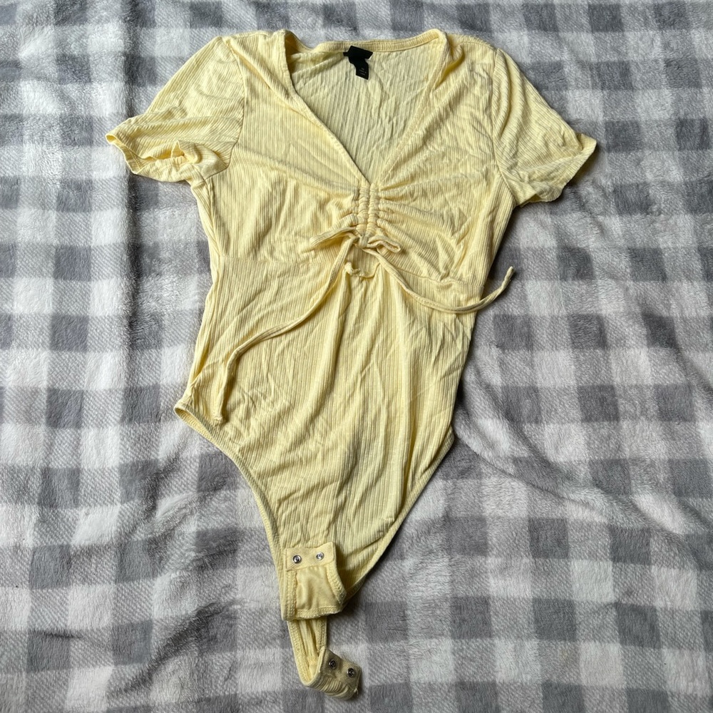 Never Worn Junior’s Yellow Body Suit